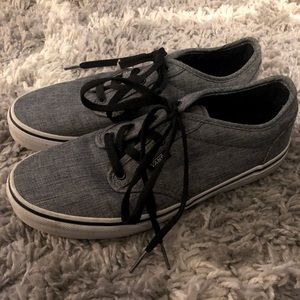 Boys gray Vans sneakers